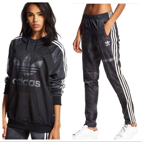 adidas pants and hoodie